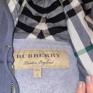 Burberry Zip-Up Hoodie